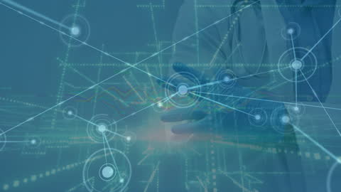 Digital Technology Overlaying Medical Professional Interacting