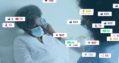 Telemedicine and healthcare attention with caregiver and senior patient