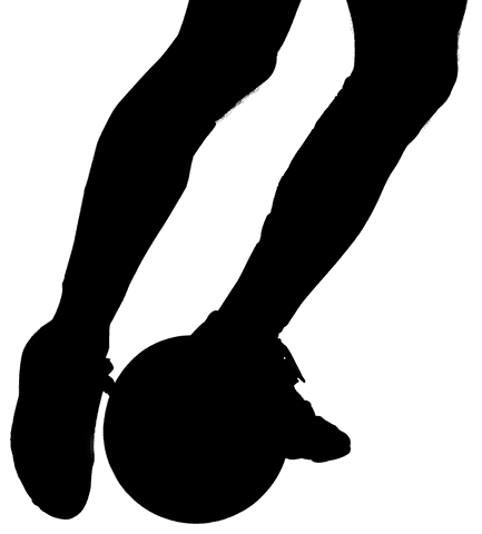 transparent silhouette of footballer legs and ball - Download Free Stock Videos Pikwizard.com
