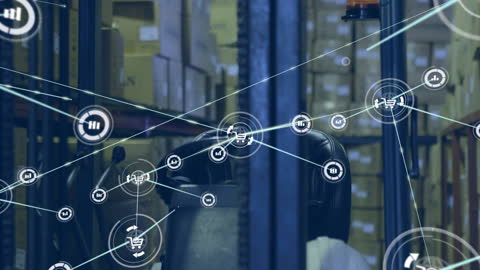 Virtual Network Overlay in Smart Warehouse Environment