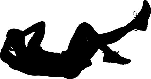full length transparent silhouette of exercising man - Download Free Stock Videos Pikwizard.com