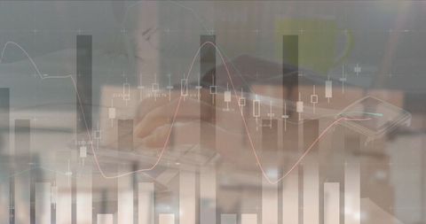 Financial Data Analysis with Person Interacting - Download Free Stock Images Pikwizard.com