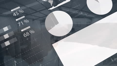 Digital Animation of Data Processing with Graphs and Charts