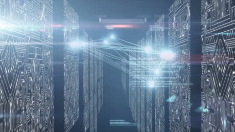 Futuristic Data Networking in Digital Server Room
