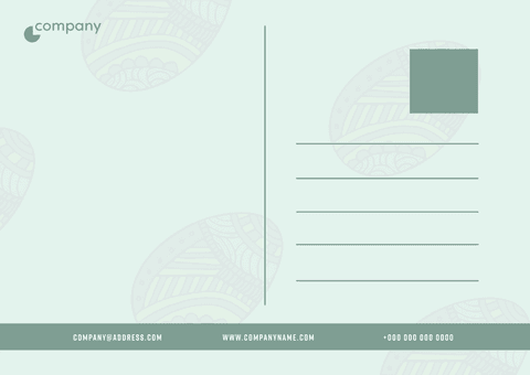 transparent easter egg postcard design with placeholder and text space - Download Free Stock Videos Pikwizard.com