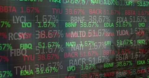 Abstract Financial Data Display with Blurred Background - Download Free Stock Images Pikwizard.com