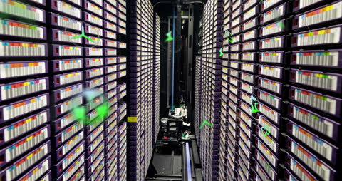 Animation of Eco Icons in Modern Data Center