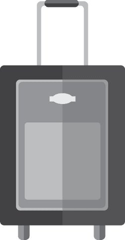 digital illustration of travel suitcase on transparent background - Download Free Stock Videos Pikwizard.com