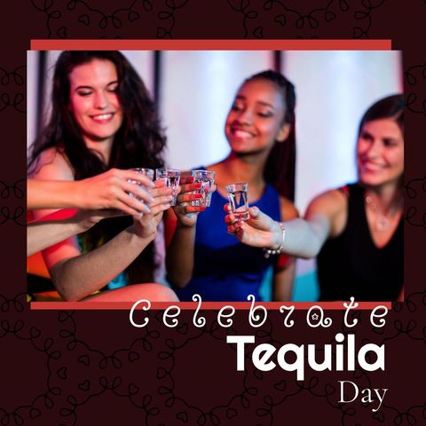 celebrating tequila day with friends toasting - Download Free Stock Templates Pikwizard.com