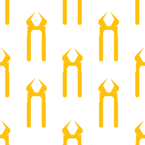 Transparent Pattern with Yellow Pincer Icons on Black Background - Download Free Stock Videos Pikwizard.com