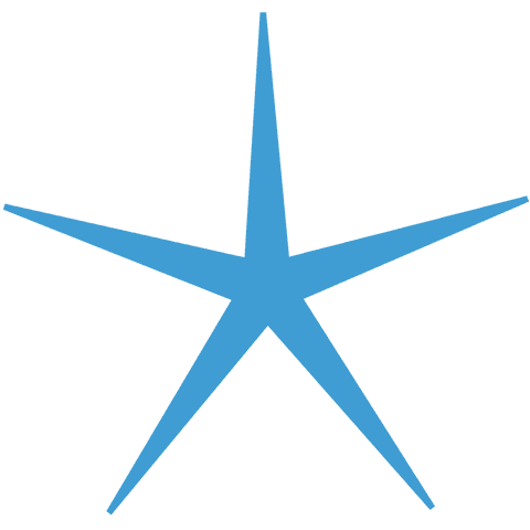 Blue Star Illustration on Transparent Background - Download Free Stock Videos Pikwizard.com