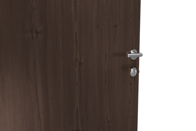 Modern Closed Wooden Door With Silver Handle on Transparent Background - Download Free Stock Videos Pikwizard.com