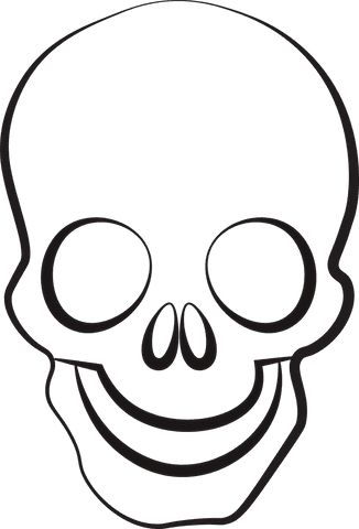 cartoon skull vector transparent png for medical illustrations - Download Free Stock Videos Pikwizard.com