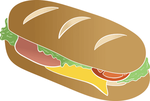 wholesome sandwich illustration on transparent background - Download Free Stock Videos Pikwizard.com