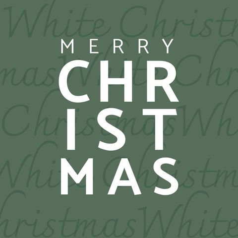 Stylish Merry Christmas Text Design on Gray Background - Download Free Stock Templates Pikwizard.com