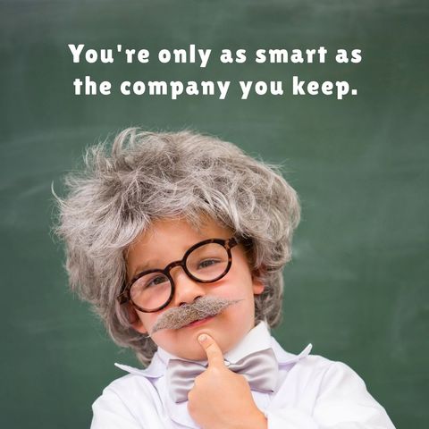child dressed as elderly professor against classroom backdrop - Download Free Stock Templates Pikwizard.com