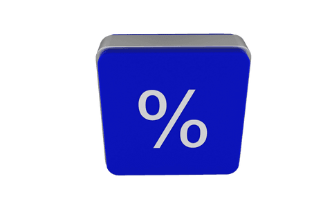 digital percent symbol icon on transparent background - Download Free Stock Videos Pikwizard.com