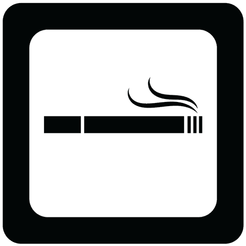 vector cigarette symboline in black transparent square for smoking areas - Download Free Stock Videos Pikwizard.com