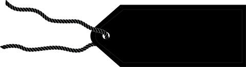 Black Price Tag with String on Transparent Background for Shopping Design - Download Free Stock Videos Pikwizard.com