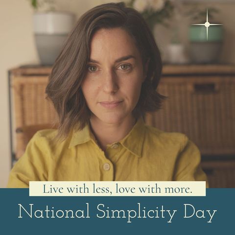 celebrating national simplicity day with tranquil lifestyle - Download Free Stock Templates Pikwizard.com