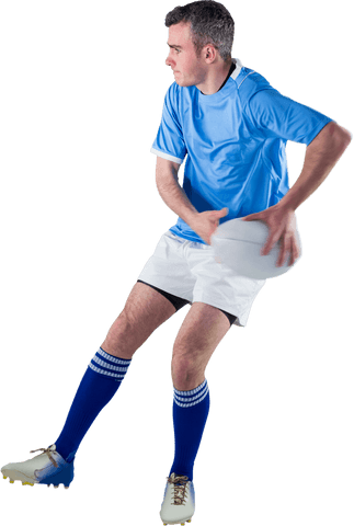 transparent rugby player passing ball in dynamic movement - Download Free Stock Videos Pikwizard.com