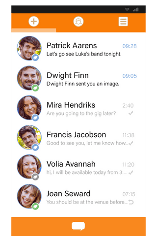 chat app interface with transparent background and message icons - Download Free Stock Videos Pikwizard.com