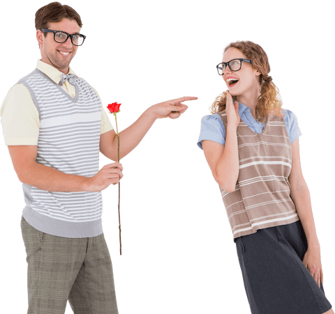 happy caucasian couple sharing romantic moment on transparent background - Download Free Stock Videos Pikwizard.com