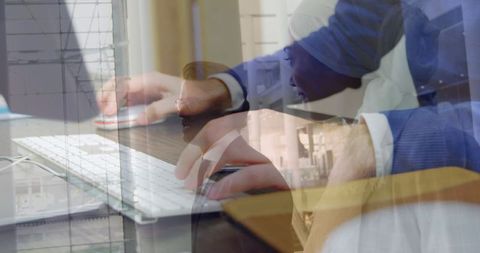 Multitasking in Modern Office: Digital Integration Concepts - Download Free Stock Images Pikwizard.com