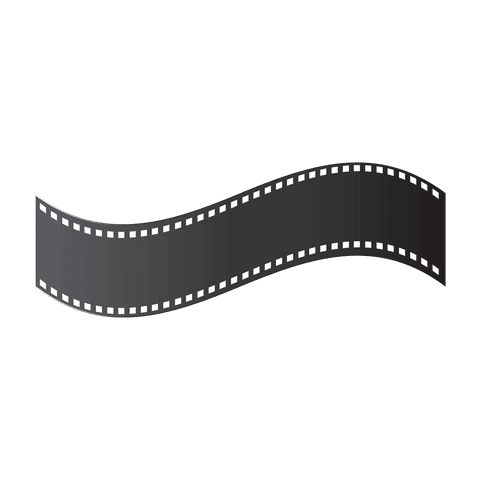 black transparent film strip illustration on wavy vector design - Download Free Stock Videos Pikwizard.com