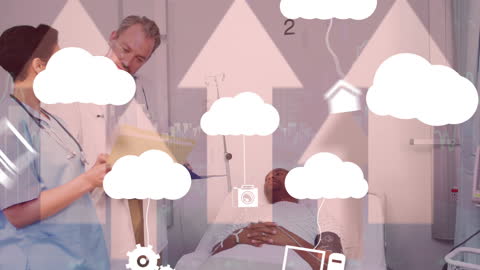 Healthcare and Technology Concept with Diverse Medical Team