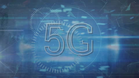 Futuristic 5G Technology Network Abstraction