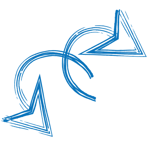 Blue Sketch Arrows on Transparent Background for Design Projects - Download Free Stock Videos Pikwizard.com