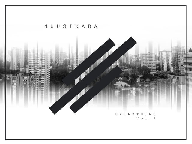 Urban Abstract Design with Bold Lines for Album Cover Art - Download Free Stock Templates Pikwizard.com