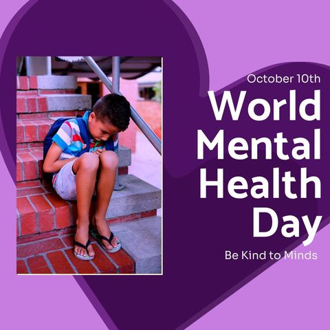 World Mental Health Day Highlighting Youth Awareness - Download Free Stock Templates Pikwizard.com
