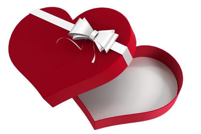 Transparent heart-shaped box with white ribbon for gifts and candy - Download Free Stock Videos Pikwizard.com