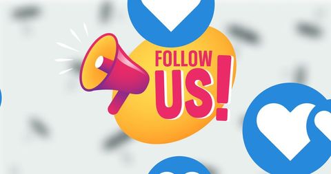 Social media follower engagement call to action