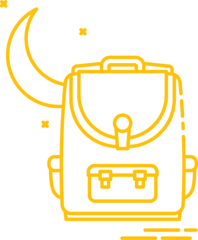 transparent backpack and moon vector on clear background - Download Free Stock Videos Pikwizard.com