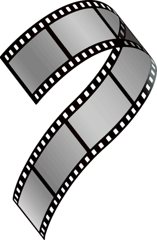 stylish curled film strip transparent background for retro projects - Download Free Stock Videos Pikwizard.com