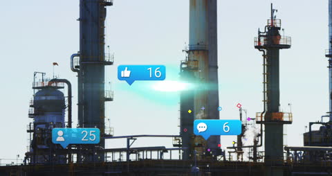 Digital Social Media Interaction with Industrial Refinery
