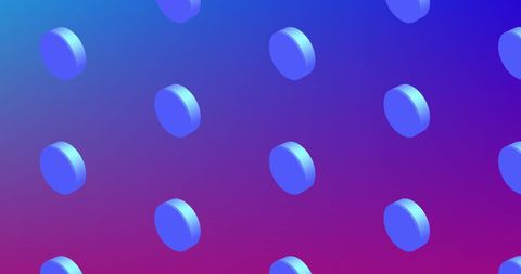 Abstract Blue Circles on Vibrant Gradient Background - Download Free Stock Images Pikwizard.com