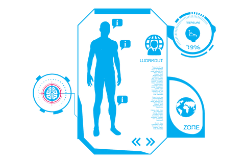 Transparent Futuristic Digital Interface Anatomy Visualization - Download Free Stock Videos Pikwizard.com