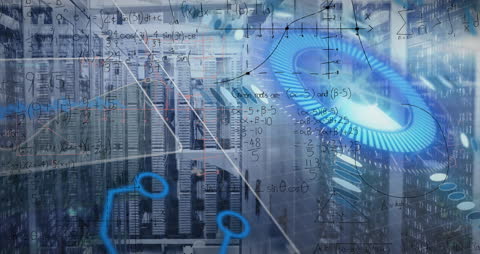 Digital Networking Data Analysis Over Server Room Visualization