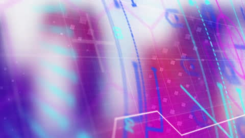 Abstract Digital Data Analysis with Colorful Interface