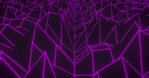Neon Purple Digital Terrain with Glowing Grid Lines - Download Free Stock Images Pikwizard.com