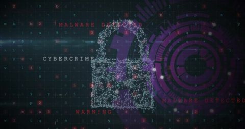 Digital Data Lock Symbolizing Cyber Security - Download Free Stock Images Pikwizard.com