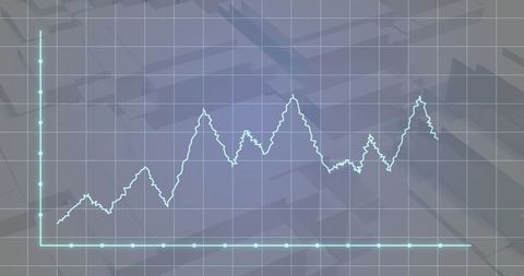 Dynamic graph on abstract geometric background