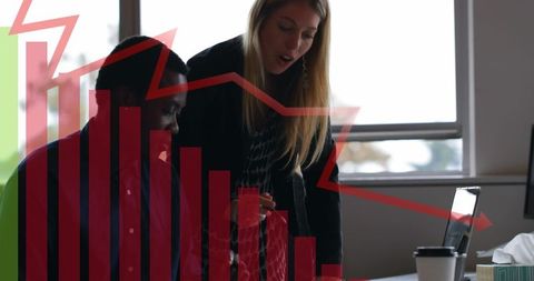 Diverse Professionals Collaborating on Data Analytics in Office - Download Free Stock Images Pikwizard.com