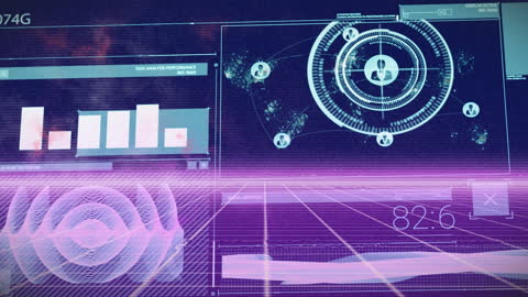 Animated Data Processing and Global Business Interface