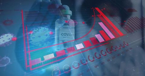 COVID-19 Vaccine Research and Data Analysis Concept