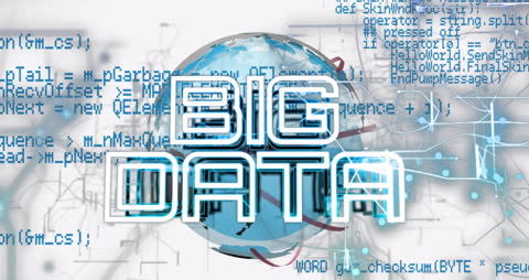 Global Big Data and Digital Connectivity Concept